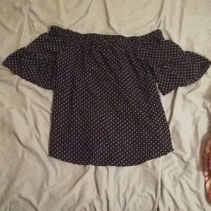 Off the shoulder blouse